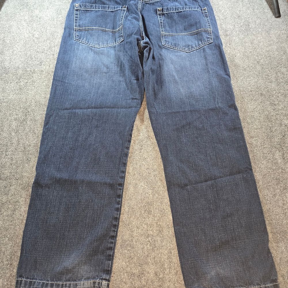 Southpole Jeans Mens 40x34 Dark Wash Relaxed Y2K Streetwear Denim - Picture 8 of 8